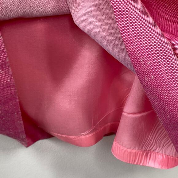 David Meister Pink Sheath Dress Women Sz 6  Short Sleeve Square Neck Feminine - Picture 10 of 11